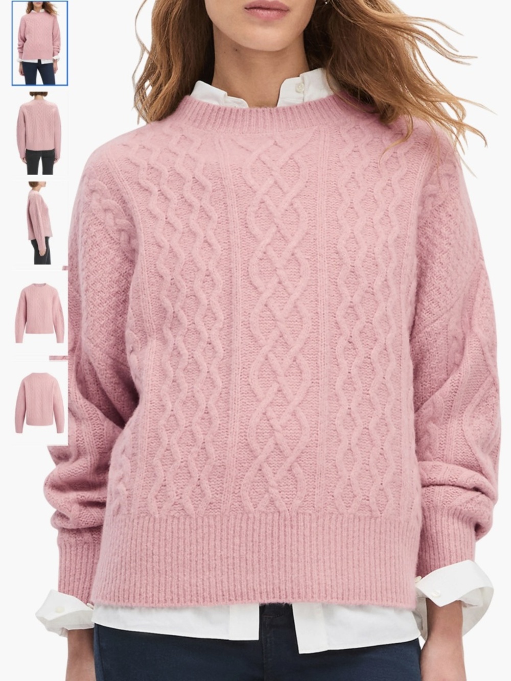 Favorite Daughter The Oversize Merino Wool & Cashmere Blend Sweater, size L